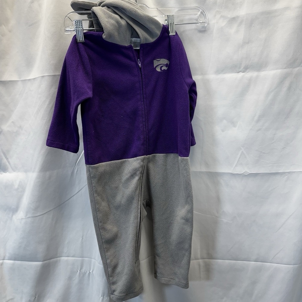 Kansas State University 18 Month Purple & Gray Winter Zip Up